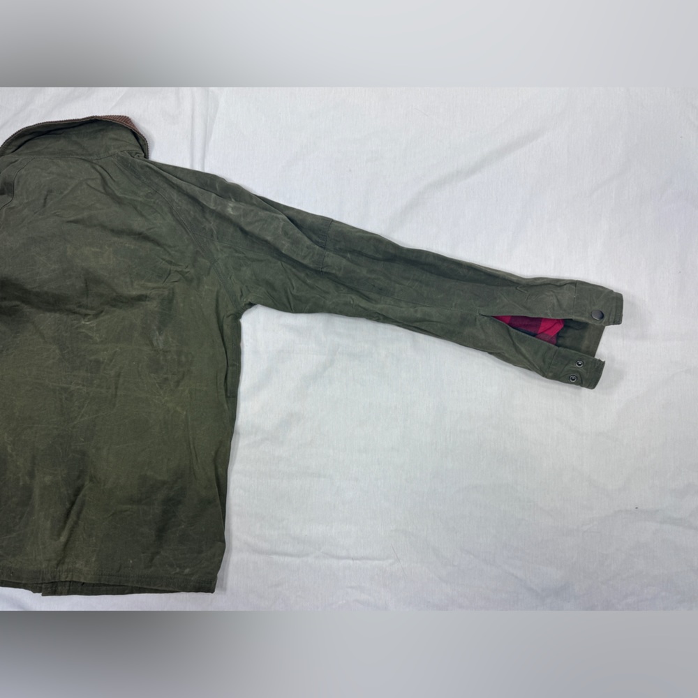 The Hundreds x Public Label Field Jacket Waxed Cotton Plaid Lined Corduroy Zip S - Picture 8 of 16
